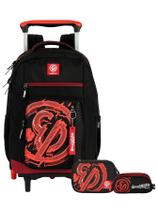 Kit Enaldinho Mochila 2em1 Rodas + Estojo Box e Triplo
