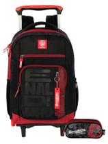 Kit Enaldinho Mochila 2em1 Rodas + Estojo Triplo Resistente Kit Enaldinho Mochila 2em1 Rodas + Estojo Triplo Resistente