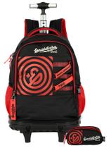 Kit Enaldinho Mochila Rodas 2EM1 + Estojo Triplo Youtuber Kit Enaldinho Mochila Rodas 2EM1 + Estojo Triplo Youtuber