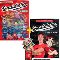 Kit Enaldinho Oficial Ilustrado - Elo Monsters + Kit 50 Figurinhas + Álbum Enaldinho: A Lenda Da Internet