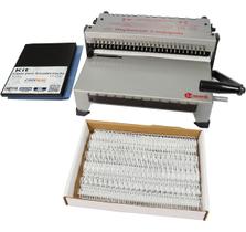 Kit Encadernadora Duplamatic 3X1 + 100 Capas A4 + 100 Wire-O - Cassmar