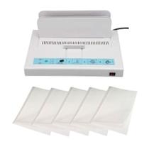 Kit Encadernadora Térmica Motivate RD500 60 Capas A4 350 Folhas Branca Kit Encadernadora Térmica Motivate RD500 60 Capas A4 350 Folhas Branca