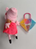 "Kit Encantador da Pepa Pig com Maletinha de Miçangas" - NEIDE BRINQUEDOS