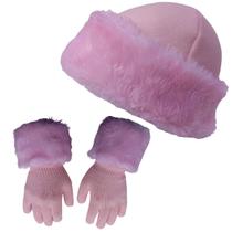Kit Encanto de Inverno Touca e Luva Feminina