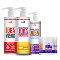 Kit Encaracolando Juba Geleia Condicionador Máscara Widi
