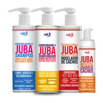Kit Encaracolando Juba Shampoo Condicionador Mousse Widi Kit Encaracolando Juba Shampoo Condicionador Mousse Widi