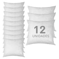 Kit Enchimentos Refil Almofada 45x45 Espuma Extra Macio Várias Opções