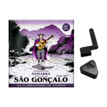 Kit Encordoamento 009 p Guitarra + Encordoador + Pt. Palheta