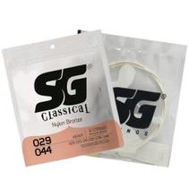 KIT Encordoamento SG violão 7 cordas NYLON Bronze pesada