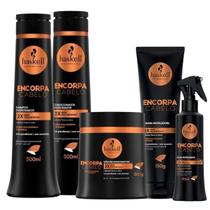 Kit Encorpa Cabelo Completo 500ml + Pomada 150g Haskell Kit Encorpa Cabelo Completo 500ml + Pomada 150g Haskell