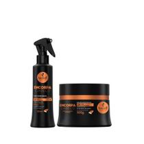 KIT ENCORPA CABELO MÁSCARA TRATAMENTO 300gG E FLUIDO ENGROSSADOR 120ML KIT ENCORPA CABELO MÁSCARA TRATAMENTO 300gG E FLUIDO ENGROSSADOR 120ML