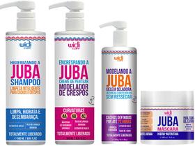 Kit Encrespando Juba Shampoo, Geléia, Máscara Widi Care
