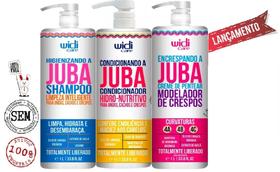 Kit Encrespando Shampoo Higienizando e Condicionador Widi Care 1L