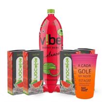 Kit Energético Vibe Melancia 2L com Água de Coco e Copo Kit Energético Vibe Melancia 2L com Água de Coco e Copo