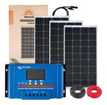 Kit Energia Solar 3 Un Placa Solar 12v Controlador 30a Cabos
