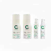 Kit Energy Amavia Shampoo Condicionador 2 Tônicos Capilar
