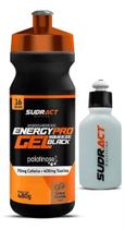 Kit energy pro gel + squeeze black 480g caramelo salgado