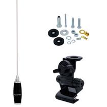 Kit Enfeite Antena Px 1,40 Metros B-2005P + Suporte Porta Malas M-600 + Parafusos Anti Furto