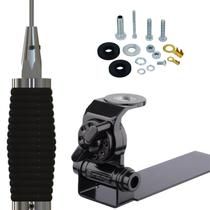 Kit Enfeite Antena Px Mini Maria Mole Inox 1,40 Metros Suporte Caminhonete Camionete Caçamba Carroceria Parafusos Anti-Furto Kit Enfeite Antena Px Mini Maria Mole Inox 1,40 Metros Suporte Caminhonete Camionete Caçamba Carroceria Parafusos Anti-Furto