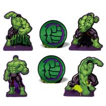 Kit Enfeite de Mesa Festa Hulk - 6 PÇs - 01 Unidade - Piffer - Rizzo