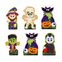 Kit Enfeite de Mesa Halloween Cute EVA - 6 Itens