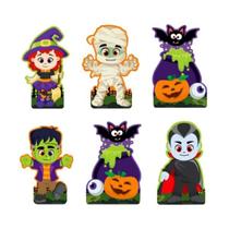 Kit Enfeite de Mesa Halloween Cute Personagens - 06 unid