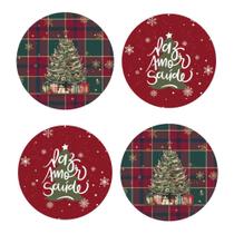 Kit Enfeite de Natal 4 Pcs - Arvore/presentes