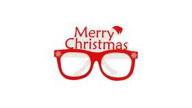 Kit Enfeite De Natal Óculos Natalino