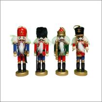 Kit Enfeite de Natal Quebra Nozes para Pendurar - 4 unidades