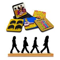Kit Enfeite Decoração Beatles Porta Copos Display Abbey Road - Rockspot