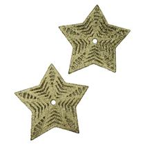 Kit Enfeite Natal 10 Cm Wincy 2 Estrelas Em Glitter Árvore