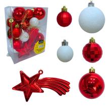 Kit Enfeite Para Árvore De Natal C/23Pcs Decoração Natalina Kit Enfeite Para Árvore De Natal C/23Pcs Decoração Natalina
