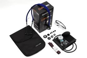 Kit Enfermagem Acadêmico AZUL BLACK PAMED Completo Garantia