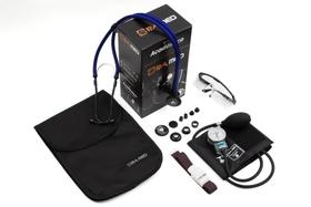 Kit Enfermagem Acadêmico AZUL BLACK PAMED Completo Garantia - P.A. MED