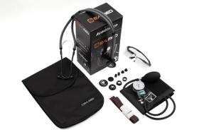 Kit Enfermagem Acadêmico Cinza Black Pamed Completo Garantia