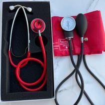 Kit Enfermagem Acadêmico Vermelho Esteto Esfigmo Com Bolsa Premium Bioland Kit Enfermagem Acadêmico Vermelho Esteto Esfigmo Com Bolsa Premium Bioland