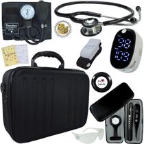 Kit Enfermagem Aparelho De Pressao Estetoscopio Duplo Bic COMPLETO Kit Enfermagem Aparelho De Pressao Estetoscopio Duplo Bic COMPLETO