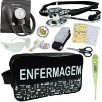Kit Enfermagem Aparelho de Pressão Estetoscópio Estágio Incoterm