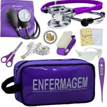 Kit Enfermagem Aparelho de Pressão Estetoscópio Estágio Incoterm