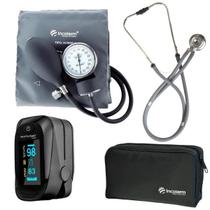 Kit Enfermagem Aparelho Pressao Esfig Estetoscopio Completo Incoterm