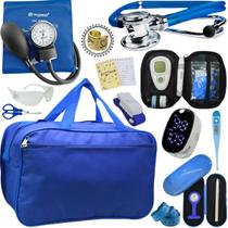 Kit Enfermagem Aparelho Pressao Esteto Completo Promocao Top