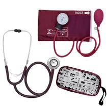 Kit Enfermagem Aparelho Pressao Esteto Duplo Pamed Premium