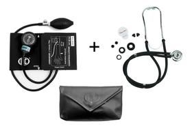 Kit Enfermagem Com Esfigmomanômetro NEW INNOVA PLUS + Estetoscopio Duplo Rappaport Premium