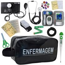 Kit Enfermagem Completo Top + Medidor Glicose