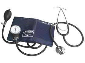 Kit Enfermagem Esfigmomanômetro Premium com Estetoscópio Completo