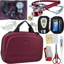 Kit Enfermagem Estagio Super Luxo Completo Promoção Especial Pa Med