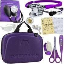 Kit Enfermagem Estagio Super Luxo Maleta Incoterm