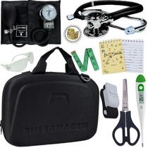 Kit Enfermagem Estagio Super Luxo Maleta P.a.Med