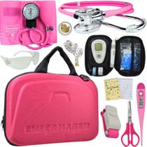 Kit Enfermagem Maleta Completo Super Luxo + Monitor Glicose