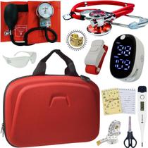 Kit Enfermagem Maleta Completo Super Luxo + Monitor Glicose